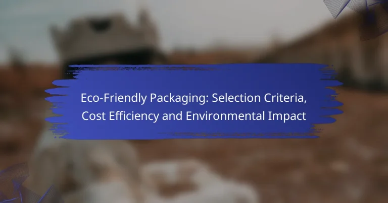 Eco-Friendly Packaging: Selection Criteria, Cost Efficiency and Environmental Impact