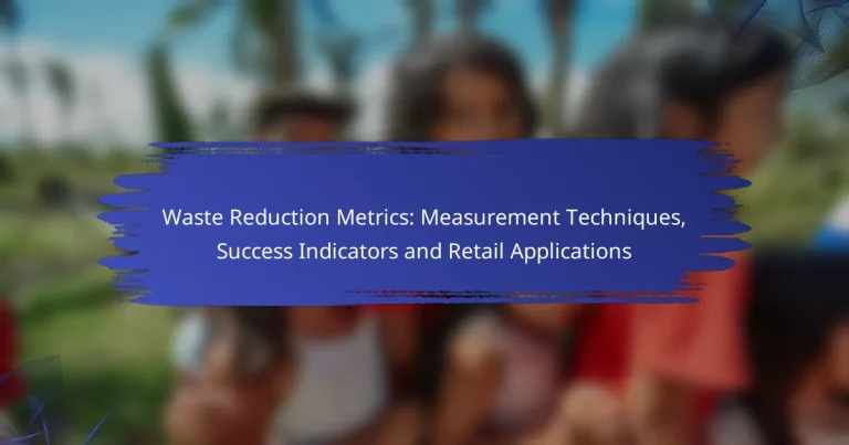 Waste Reduction Metrics: Measurement Techniques, Success Indicators and Retail Applications